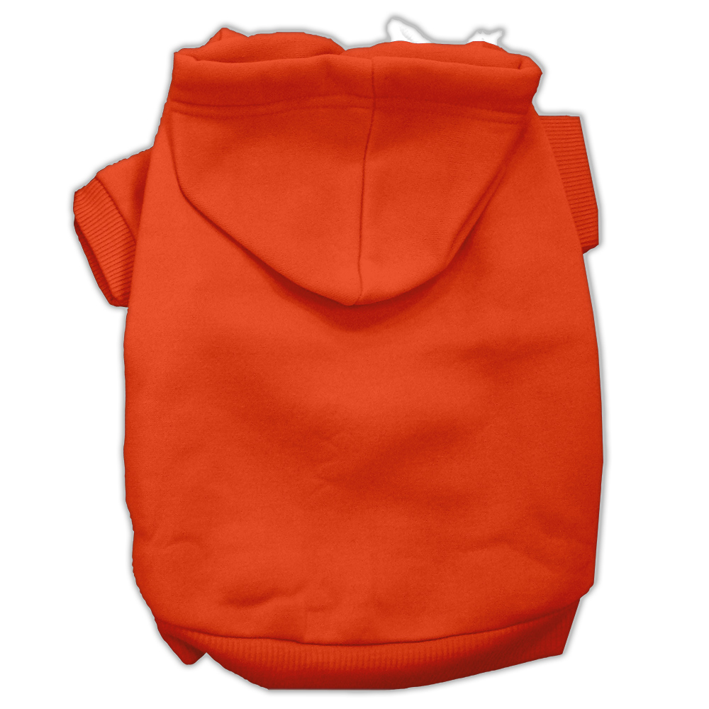 Blank Pet Hoodies Orange Size Medium